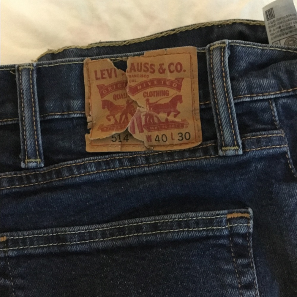Levi’s Blue Original Riveted  Size W40 L30. $40 - Picture 6 of 9